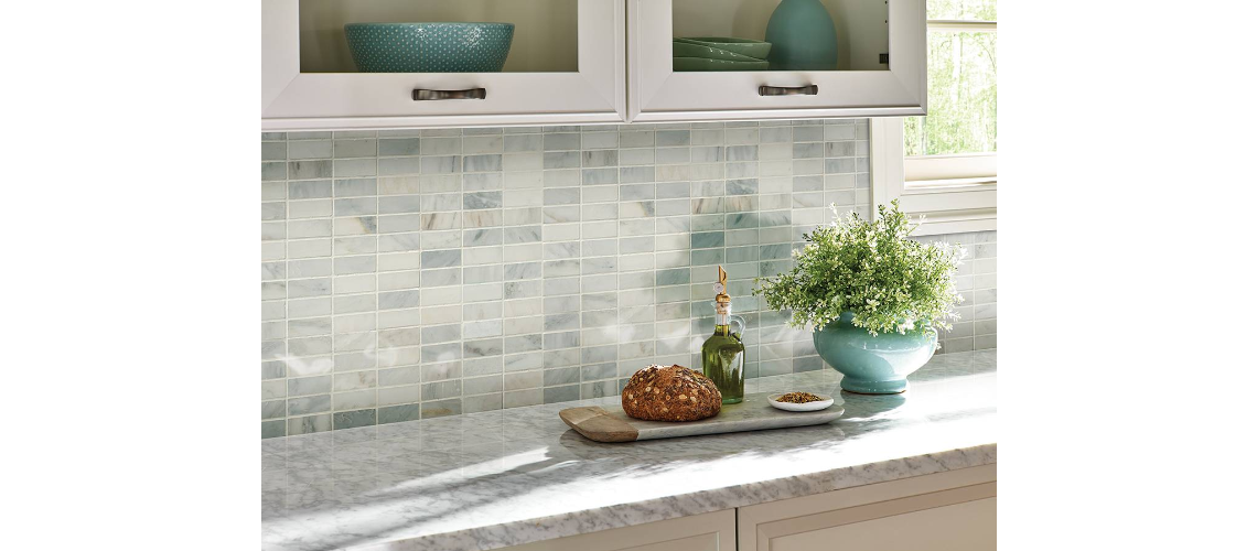 ARABESCATO CARRARA 1X3 HONED IN 12X12 MESH
